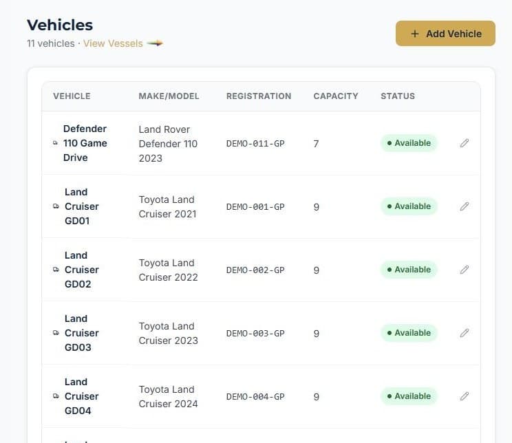 How to add a vehicle: It joins your fleet