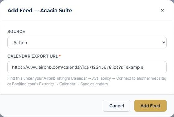 Stop double bookings with Airbnb and Booking.com: Add their calendar to OpDesk