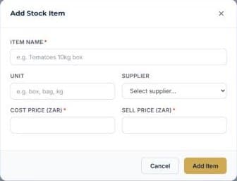 Know your profit on every delivery: Build your price list